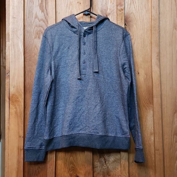 Jachs Other - Jachs NY Casual Streetwear Lightweight Hoodie, Small, Dark Gray & Black Stripes